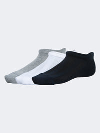 Oil And Gaz Soft 3 Pack Unisex Lifestyle Socks Grey/White/Navy