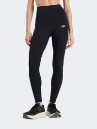 New Balance Nb Sleek Pocket High Rise 27" Women Performanc Tight Black