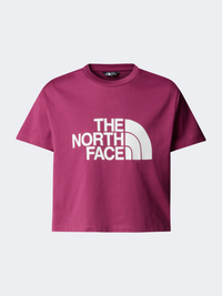 The North Face Crop Easy Girls Lifestyle T-Shirt Cyber Berry