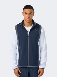 Head Club 25 Men Padel Jacket Navy/White