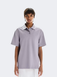 On Courtside Women Tennis Polo Short Sleeve  Lilac