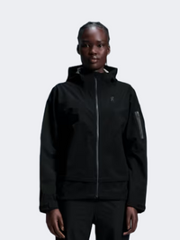 On Trek Jacket Women Hiking Jacket Black