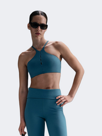 Nike One Keyhole Women Training Bra Smoky Blue