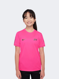 Nike Pink/Gold Gs Football T-Shirt Pink/Gold