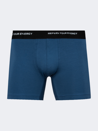 Oil And Gaz Cotton Men Underwear Boxer Royal Blue