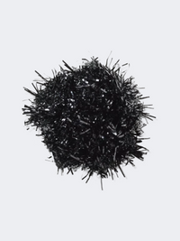 Crocs Black Tinsel Pom Unisex Lifestyle Pins