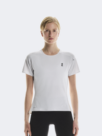 On Performance Women Running T-Shirt White/Silver