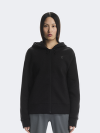 On Focus Tech Full Zip Women Training Hoody Black