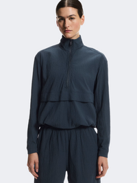 On Courtside Half-Zip Ease Women Tennis Long Sleeve Midnight
