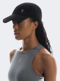 On Lightweight Unisex Running Cap Black