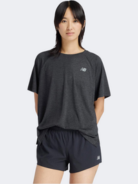 New Balance Sports Women Performance T-Shirt Black Heather