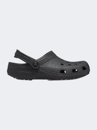 Crocs Classic Glitter Unisex Lifestyle Clog Black Glitter