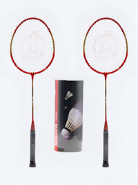 Joerex Marvel Iron Man Badminton Racquet Multicolor
