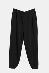 Erke Knitted Cropped Men Lifestyle Pant Black