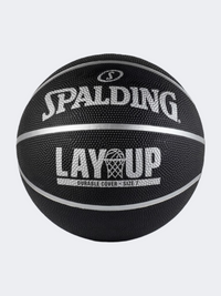 Spalding Lay Up Outdoor Size 7 Unisex Basketball Ball Black/Grey