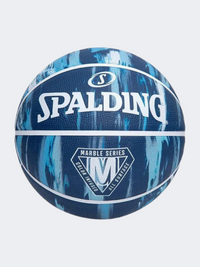 Spalding Marble Series Outdoor Size 5 Kids Basketball Ball Navy/Light Blue