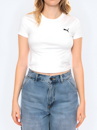 Puma Wardrobe Essential Women Lifestyle T-Shirt White