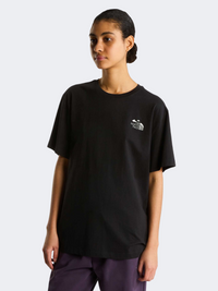 The North Face Nat High Society Relaxed Printed Women Lifestyle T-Shirt Black