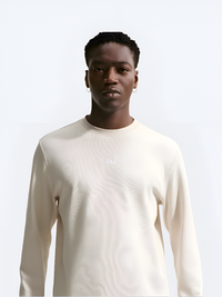Nike Club Varsity Longsleeve Crew Men Lifestyle Sweatshirt Brown/White
