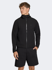Hugo Boss Commuter Pro Full Zip Men Tennis Jacket Black