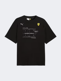 Puma Scuderia Ferrari Premium Men Lifestyle T-Shirt Black
