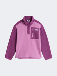 The North Face Yumiori 1/4 Zip Girls Lifestyle Fleece Hushed Lavender