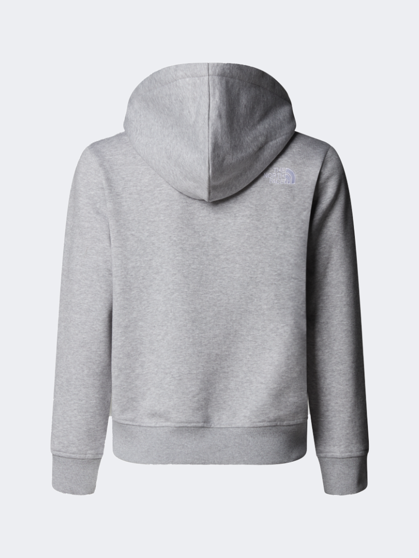 The North Face Drew Peak Pullover Boys Lifestyle Hoody Light Grey Heather