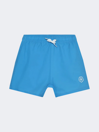 Color Kids Solid Boys Swim Short Azure Blue
