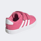 Adidas Vl Court 3 Infant Girls Sportswear Shoes Pink/White/Grey