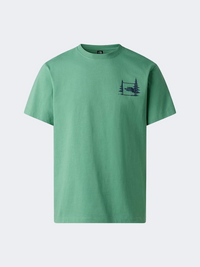 The North Face Camping Relaxed Graphic Men Lifestyle T-Shirt Dimmed Algae