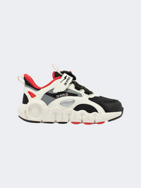 Erke Cushioning Kids-Boys Running Shoes Cream White/Red