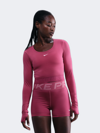 Nike Pro Women Training Long Sleeve Sweet Beet