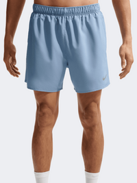 Nike Men Dri-FIT Challenger 5 Inch Running Short Blue Silver