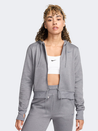 Nike Therma-Fit One Women Training Hoody Carbon Heather/White