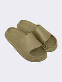 Top Ten Casual Beach Kids Slide Khaki