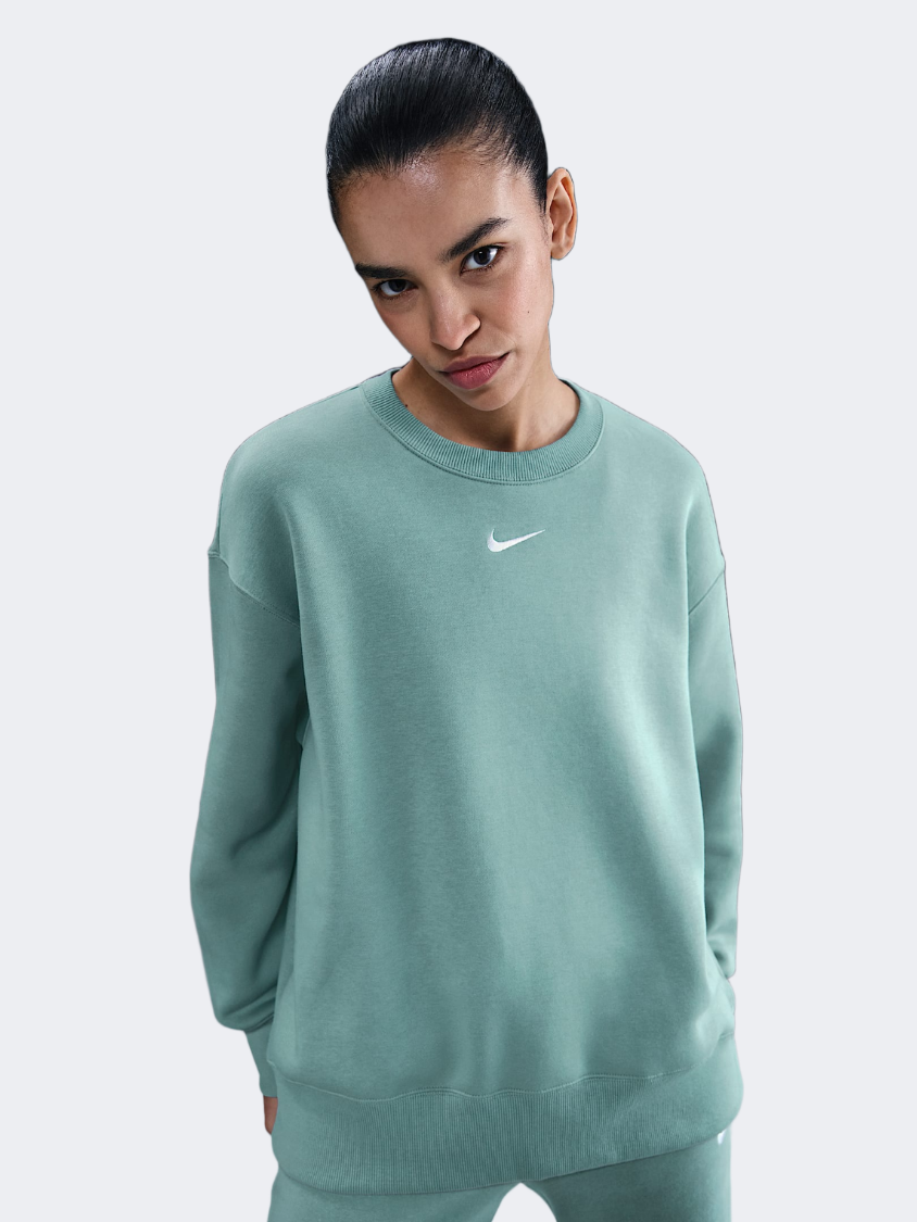 Nike Phoenix Fleece Women Lifestyle Sweatshirt Cannon/Sail