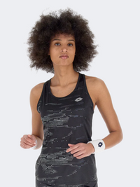 Lotto Superrapida D2 Women Padel Tank Black/Silver