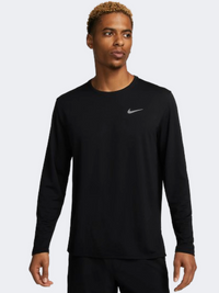 Nike Df Uv Miler Men Running Long Sleeve Black