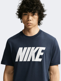 Nike Club Varsity Men Lifestyle T-Shirt Navy/White