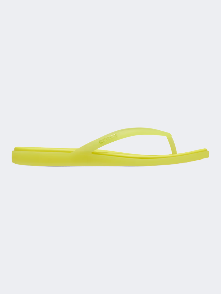 Crocs Miami Frosted  Women Lifestyle Slippers Lemon