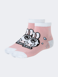Erke 3 In 1 Girls Lifestyle Sock Pink/White/Heather