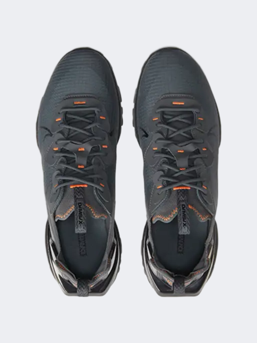 Nike React Vision Men Lifestyle Shoes Grey/Black Orange
