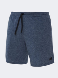 New Balance Sport Essentials Heathertech Men Performanc Short Navy Blue
