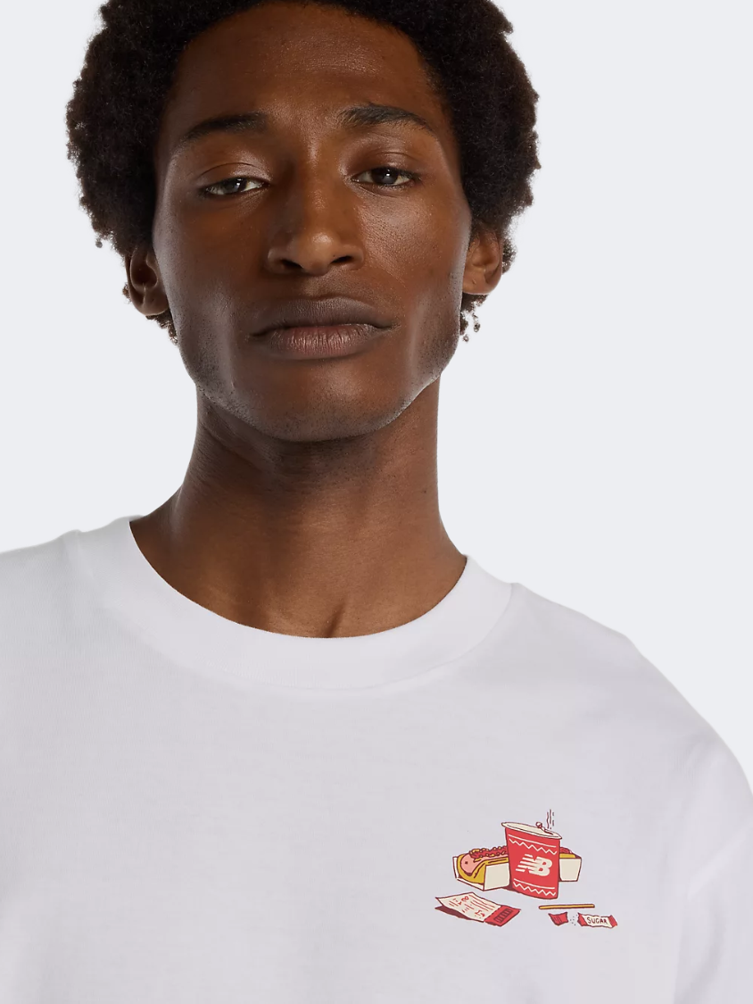 New Balance Spectator Men Lifestyle T-Shirt White
