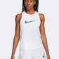 Nike One Swoosh Women Running Tank White/Black