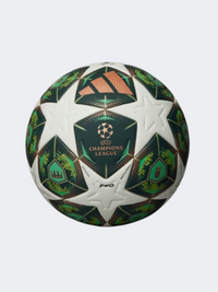 Adidas Uefa Champions League Pro Knouckout Phase 24 26 Unisex Football Ball White/Green/Solar