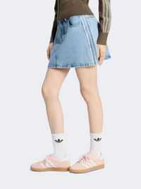 Adidas Mid Rise Women Originals Skirt Light Denim