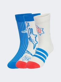 Adidas Adiraptor 3 Pairs Unisex Sportswear Sock Bright Royal/White
