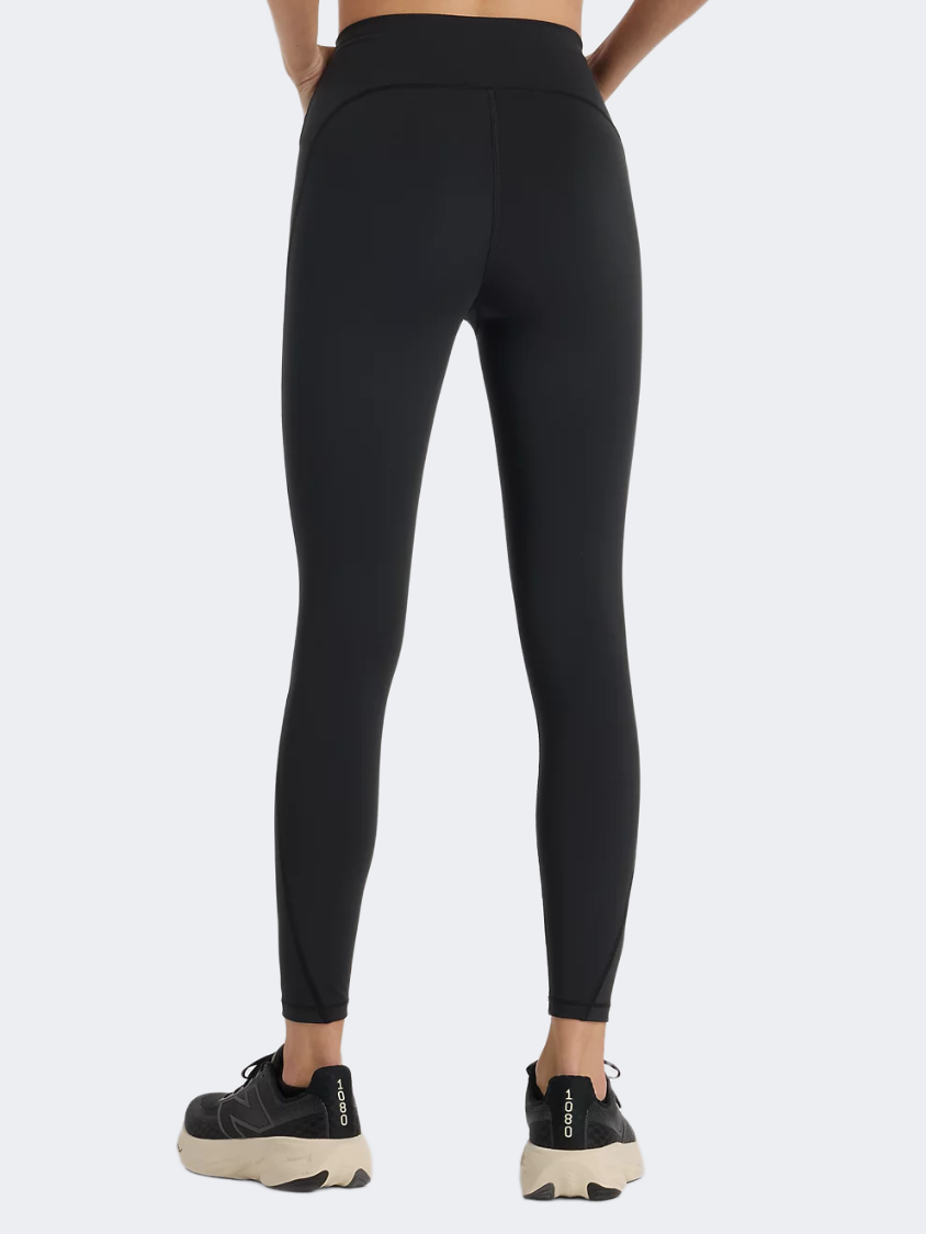 New Balance Sleek High Rise 25 Inch Women Performance 7/8 Tight Black