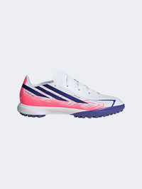 Adidas F50 Hyperfast League Tf Kids Football Shoes White/Purple